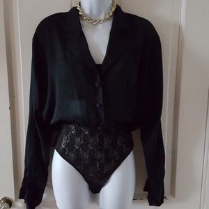Blouse & Lace Bodysuit